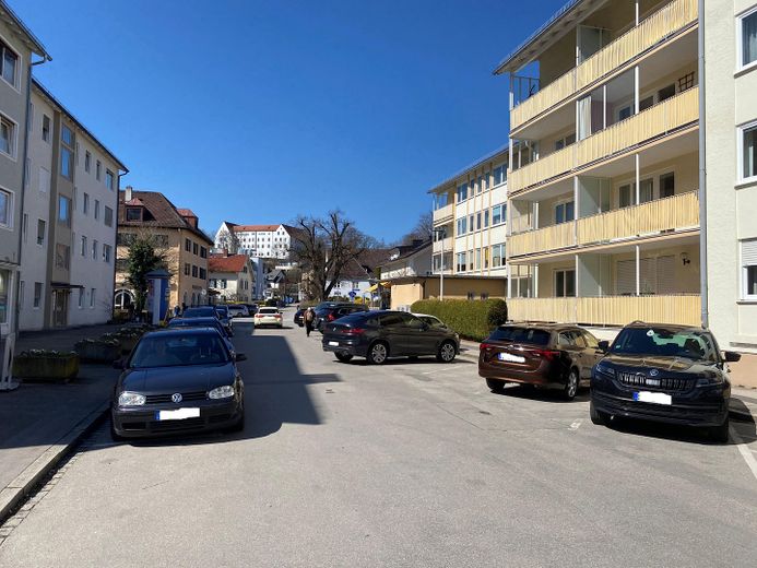 Blick Richtiung Schloß