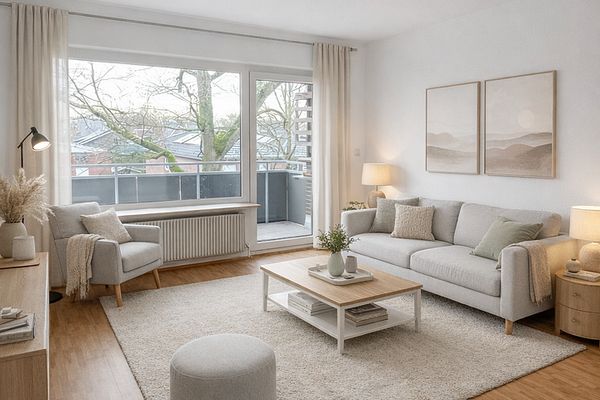 3-room apartment in Deegfeld incl. kitchen + balcony