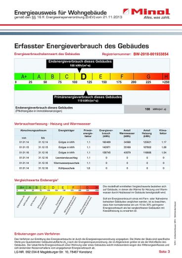 Commission-free 2-room apartment with balcony & garage in Konstanz – Energieausweis