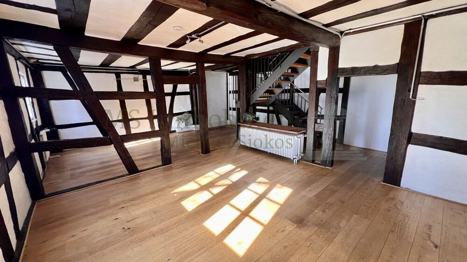 *** Denkmalgeschütztes EFH + Dreifamilienhaus im Herzen von Lampertheim *** – EFH EG Wohnbereich Ansicht 1