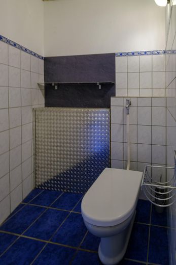 Halle, Lager oder Werkstatt mit Freifläche – Gewerbeareal flexibel teilbar – Halle B WC Bereich