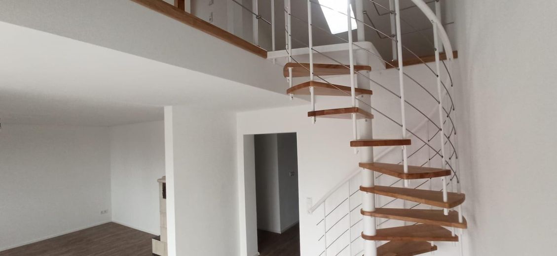 Treppe zum Schlafzimmer/Büro