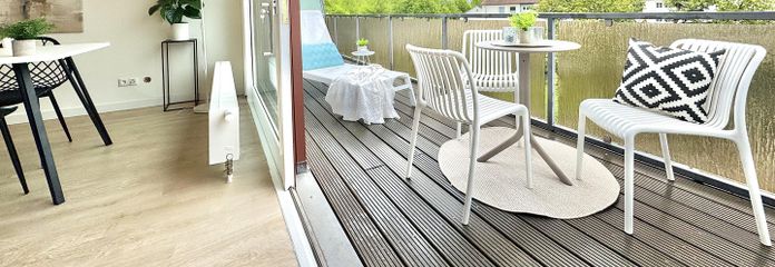 Blick auf die Terrasse 