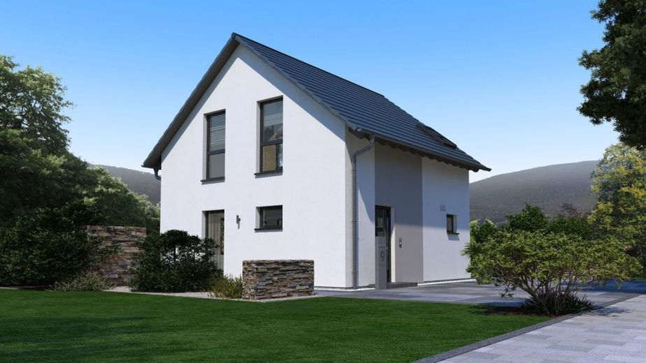 KLEIN, ABER OHO: UNSER DURCHDACHTES DESIGNHAUS – Ansicht Eingang