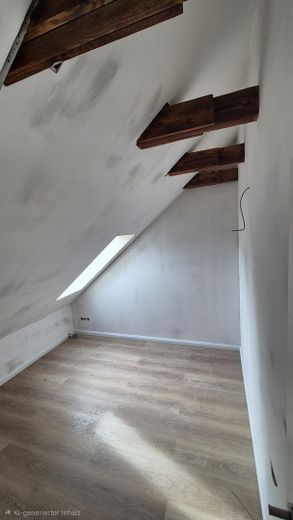Erstbezug nach Dachausbau – moderne 2-Zimmer-Wohnung mit Effizienzklasse A – Schlafzimmer