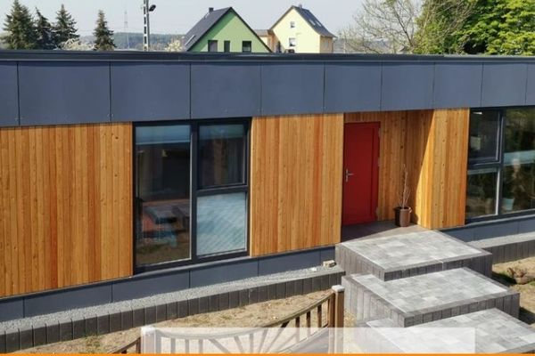 Ökologisch BAUEN mit NATUR Weitblick **RUHIGLAGE** Modul oder Stein auf Stein zum glücklich sein