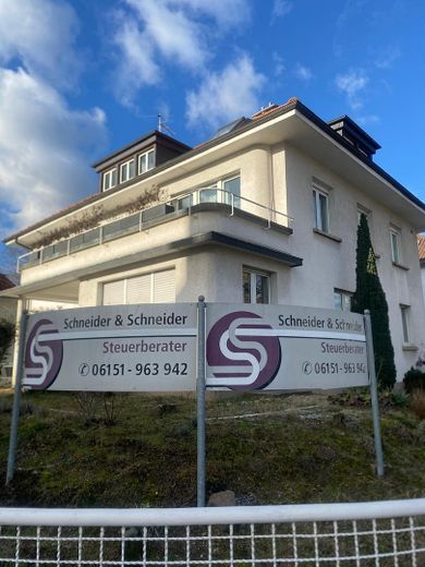 Attraktives Büro in zentraler Lage von Darmstadt – mit Terrasse & Parkplätzen – Hausansicht
