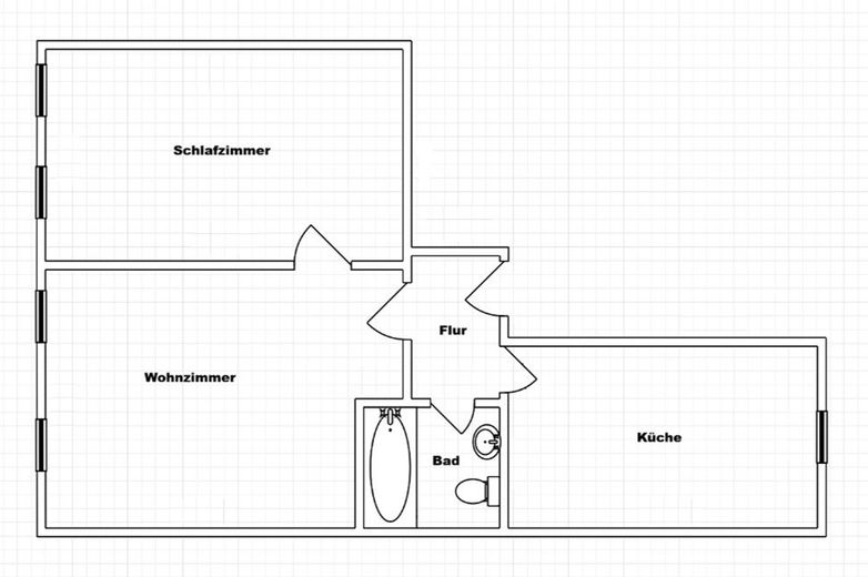Heller Wohntraum im Erstbezug: Renovierte 2-Zimmer-Altbauwohnung am Kassberg/Altendorf – Foto 13