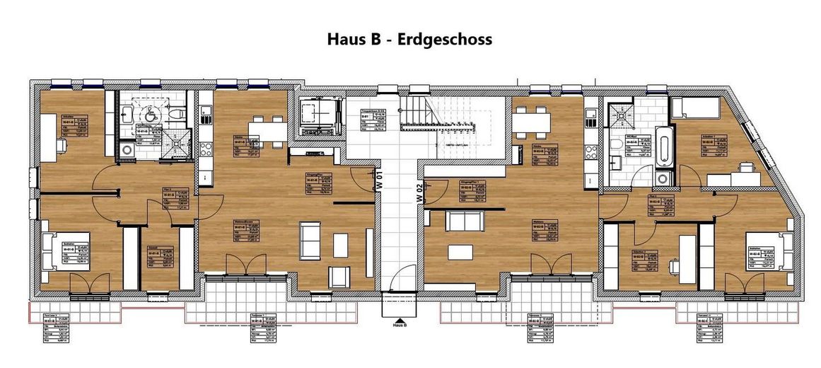 Haus B - Erdgeschoss