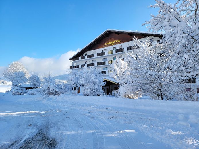 Landhotel Seeg im Winter