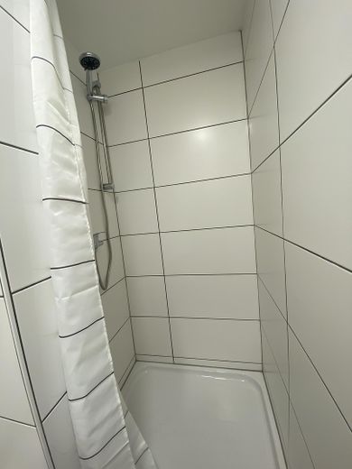 1 Zimmer-Apartment renoviert und neu möbliert, super zentral! – Badezimmer