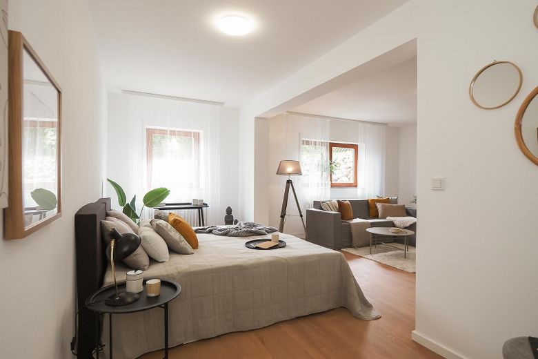 Helles Schlafzimmer