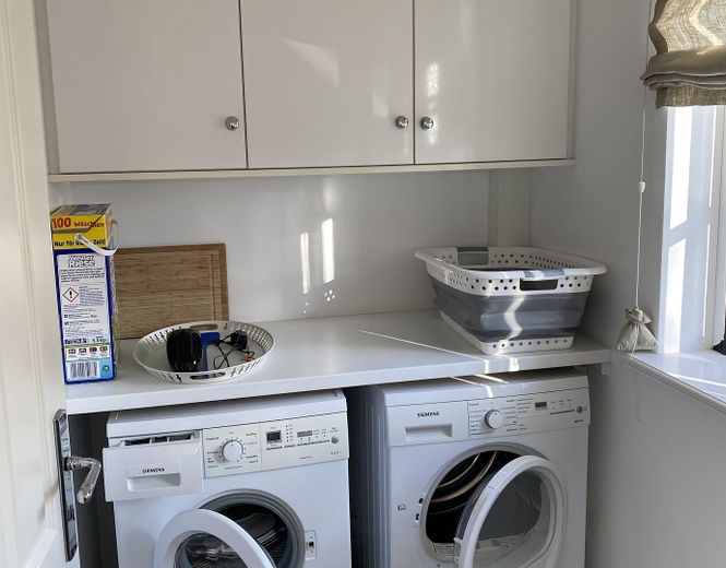 H/W-Raum mit WM und TR