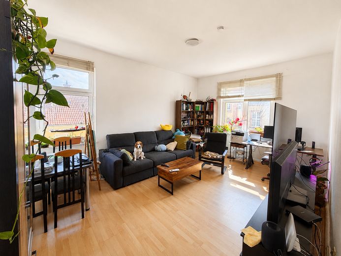Vollklimatisierte Helle 3 Raum Wohnung Nähe Bahnhof/Altstadt Tageslichtbad – Wohnzimmer