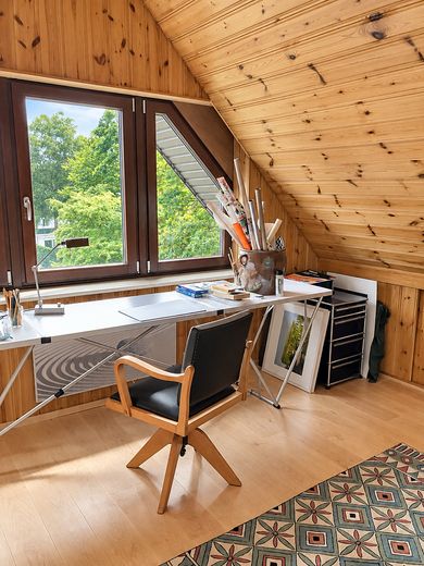 Gepflegtes Endreihenhaus in beliebter Wohngegend von Groß Flottbek – Dachzimmer