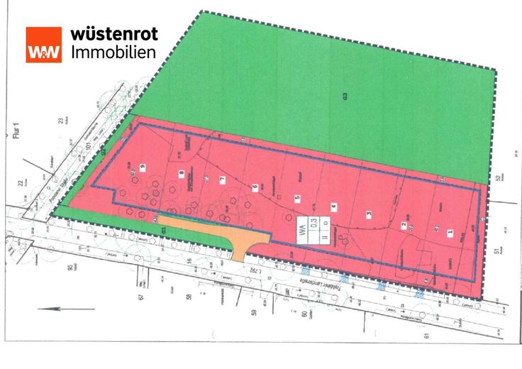 Sichern sie sich eins der letzten Baugrundstücke mit Panoramablick in Zossen. Voll erschlossen !!! – B-Plan Grundstücksaufteiung