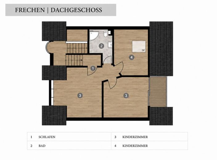 Exklusives Wohnen in bester Lage – Traumgarten mit Pool inklusive – DACHGESCHOSS