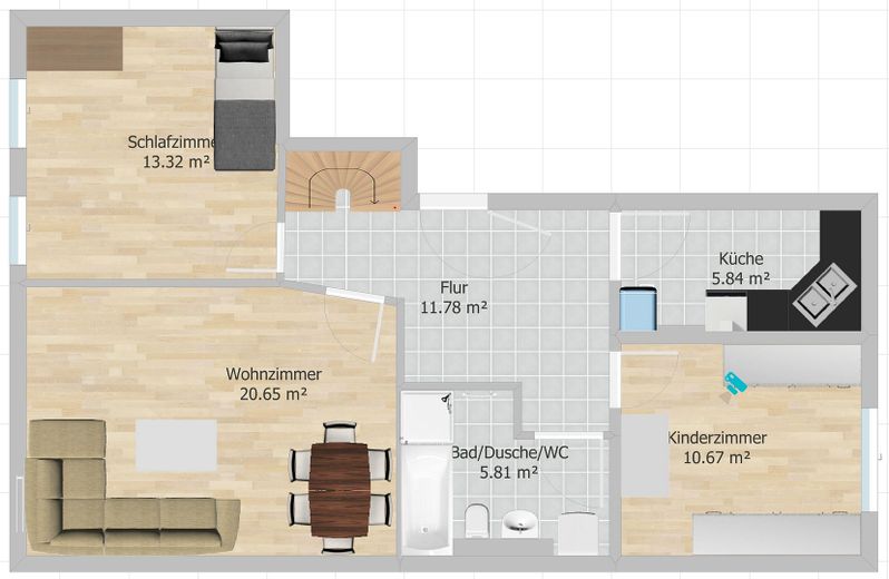 4-Zimmer Wohnung, Garten, Terrasse, Provisionsfrei – Erdgeschoss