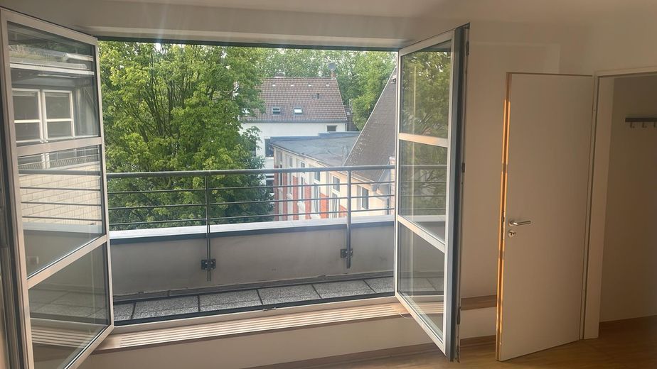 Blick auf den Balkon