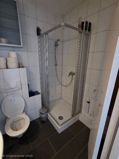 Dusche im Bad