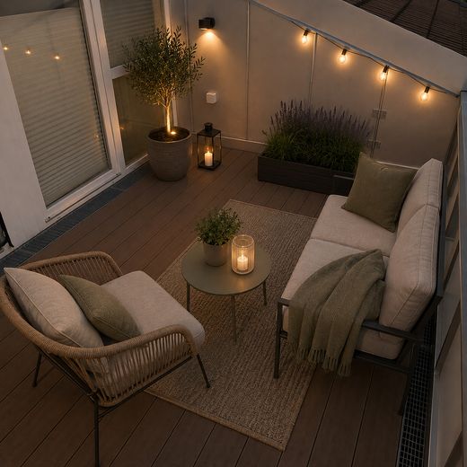 schöne lichtdurchflutete Dachterrassenwohnung in Germering, 3 Zi – provisionsfrei – Westloggia