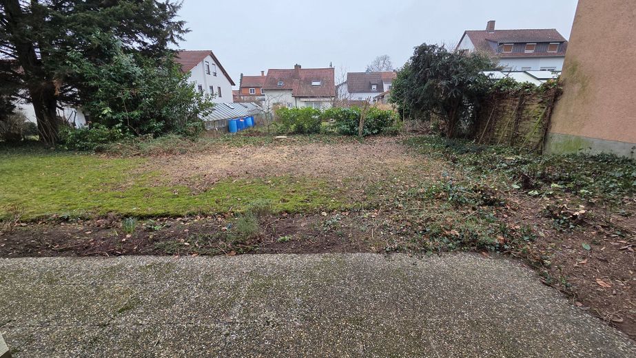 Garten Blick von Terrasse
