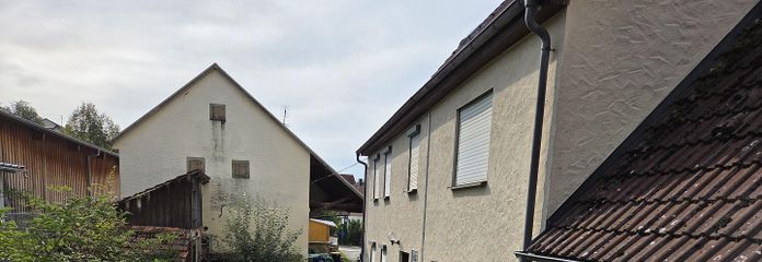 Dom wiejski w Vorbachzimmern – Hausansicht mit Garten