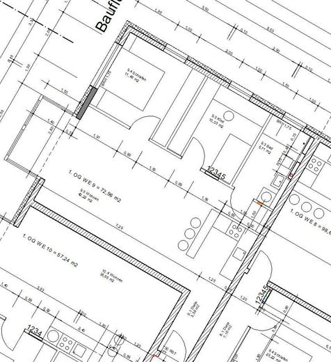 Appartamento di 3,5 locali in nuova costruzione esclusiva a Lohausen – Grundrisse WE 09