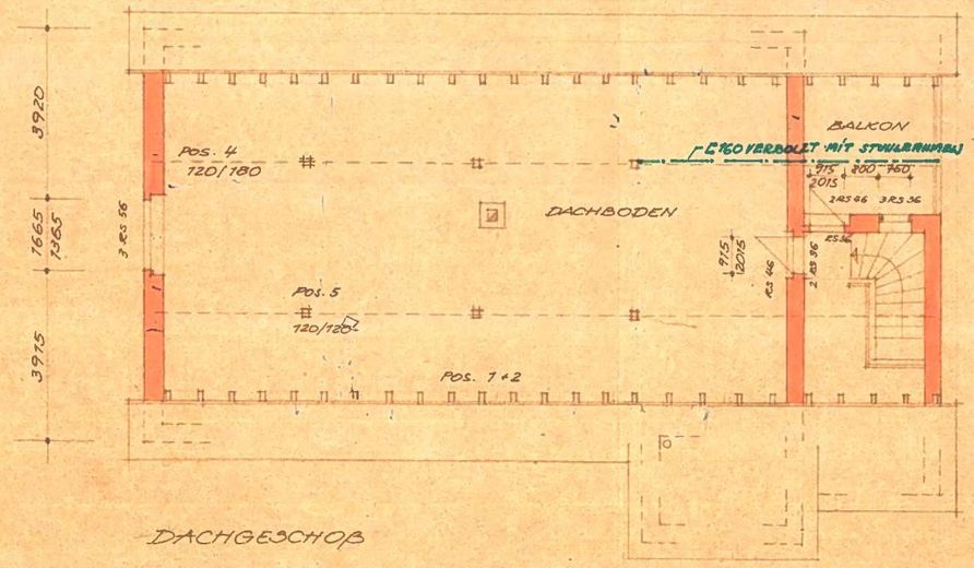 Grundriss Dachgeschoss