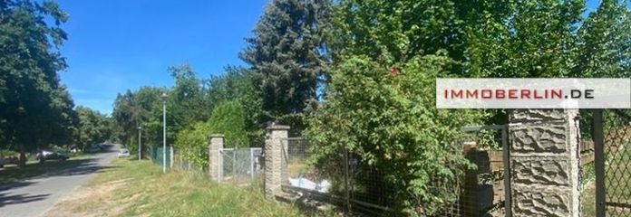 IMMOBERLIN.DE - Idyllisches Baugrundstück in familienfreundlicher Lage bei Berlin