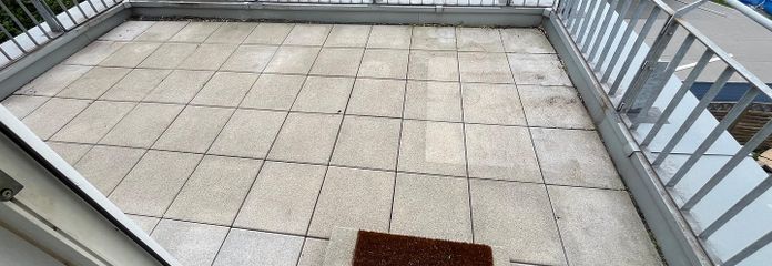 4-Zi-Geschosswohnung, teilmöbeliert mit Dachterrasse – Dachterrasse