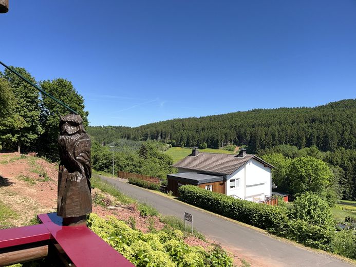 Blick vom Balkon links