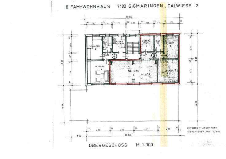 Solide ETW in Sigmaringen - Hang-Lage in der Talwiese – ETW Raumaufteilung_2