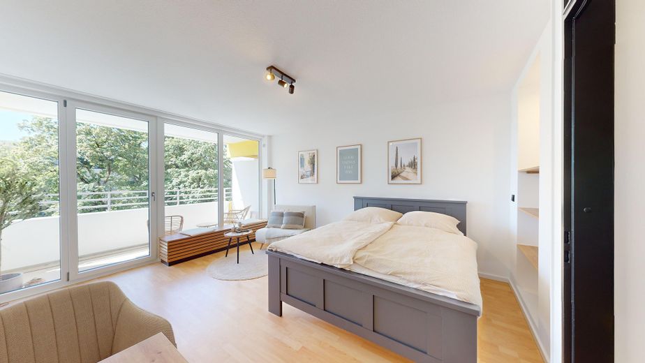 Renovierte & helle Wohnung in München Schwabing zur Vermietung – ... mit Doppelbett