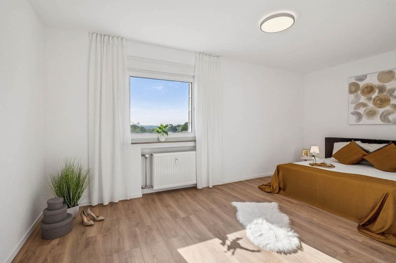 3 ZKB in Saarbrücken hell, bezugsfertig - OHNE Maklerprovision – Schlafzimmer