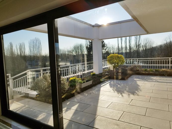 Blick auf Dachterasse