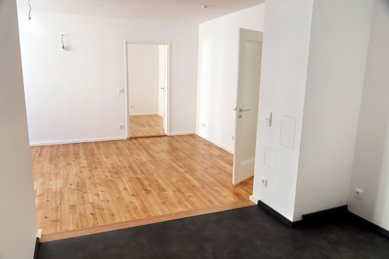 3-Zimmerwohnung in München (Lehel), 71m2, frisch saniert – Küche - Wohnzimmer