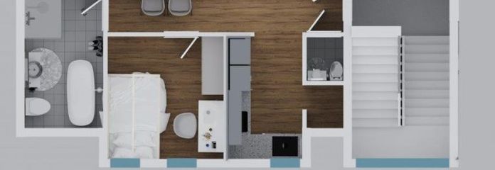 Nouvel appartement mansardé plein de charme dans une maison économe en énergie dotée d’une technique de chauffage moderne à Bonn