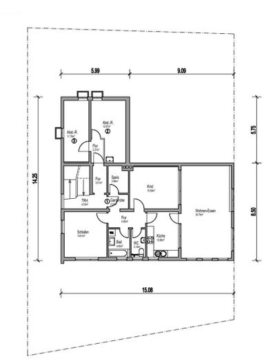 Charmante, voll möblierte 4-Zimmer-Wohnung mit 95 m² in Heilbronn – Zdjęcie 13