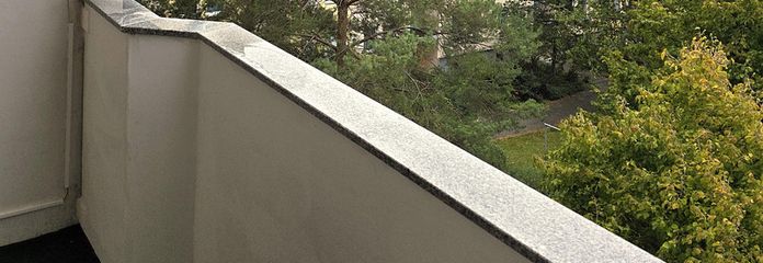 Blick vom Balkon