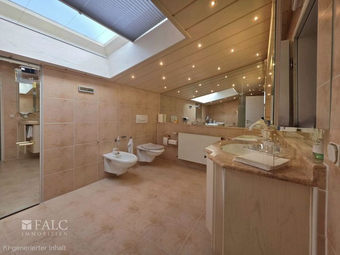 Zentrum vor der Tür - Natur vor dem Fenster! Penthouse in kleiner Einheit – Badezimmer