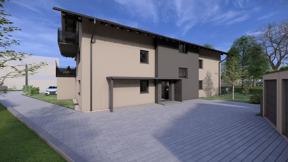 Wohnen mit Weitblick – 3-Zi.-Terrassenwohnung mit Traum-Dachterrasse – Ansicht - Nord-Ost