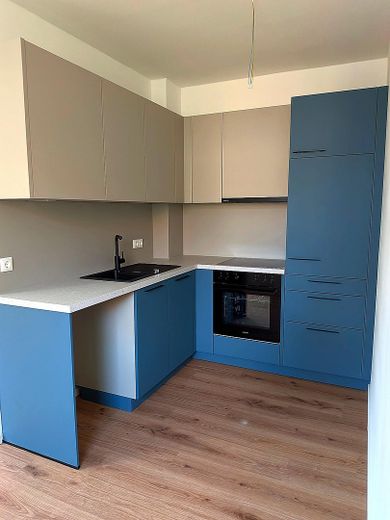 Modern 2-room new-build apartment with kitchen at Plärrer: 45 m² – Küche