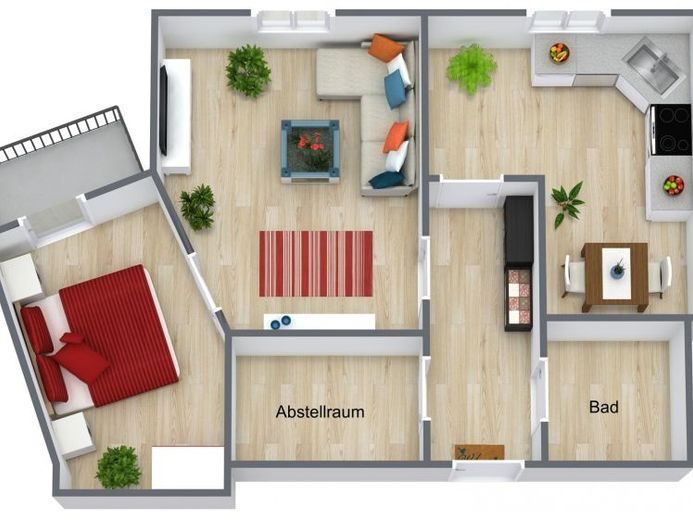 Sanierte Wohnung mit Balkon und Fahrstuhl – फोटो 1