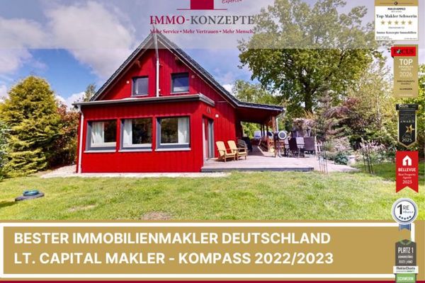 Wunderschönes Familienhaus mit Licht durchflutetem Wohnkonzept, Wintergarten und nachhaltiger Energieeffizienz in Pampow
