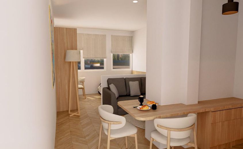 Möbliertes 1-Zimmer-Apartment in Stuttgart-Hedelfingen – frisch renoviert & clever geschnitten – Beispielbild Wohnung