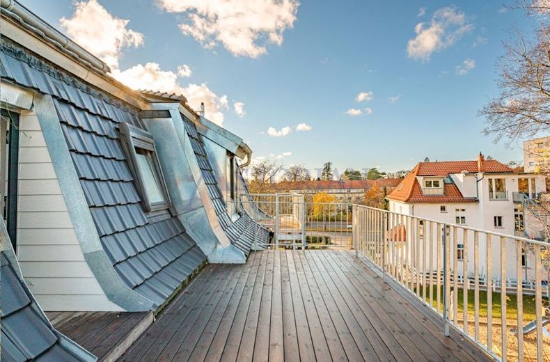 Exklusives Wohnen über den Dächern von Lichterfelde – Dachterrasse