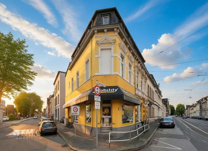 Zwei Schaufenster, unzählige Möglichkeiten - Maximale Sichtbarkeit in Uerdingen – Außenansicht Eingangsbereich