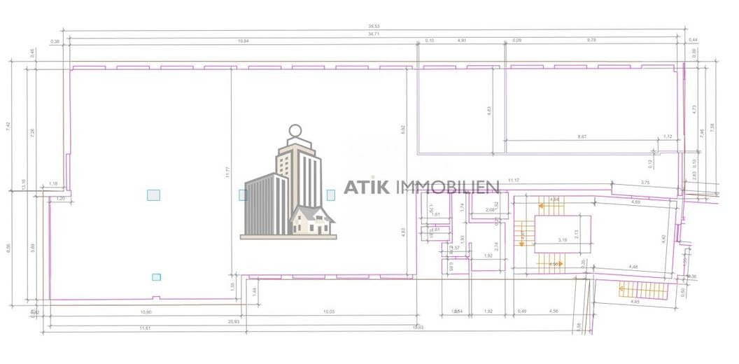 ATIK: Moderne, individuell gestaltbare Arbeitsplätze mit attraktivem P-L-Verhältnis - provisionsfrei – Grundriss 5. OG