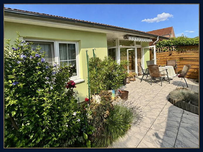 Provisionsfreier Reihenbungalow mit Wintergarten und gepflegtem Garten in Wittenförden – फोटो 5